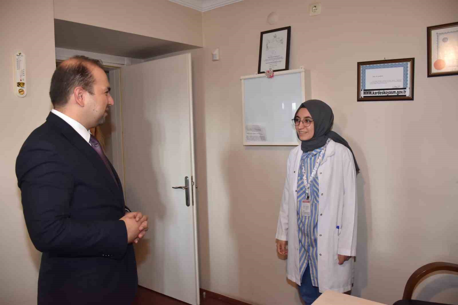 İl Sağlık Müdürü Şenkul Kardeşköy Aile Sağlığı Merkezi’nde çalışmaları yerinde inceledi