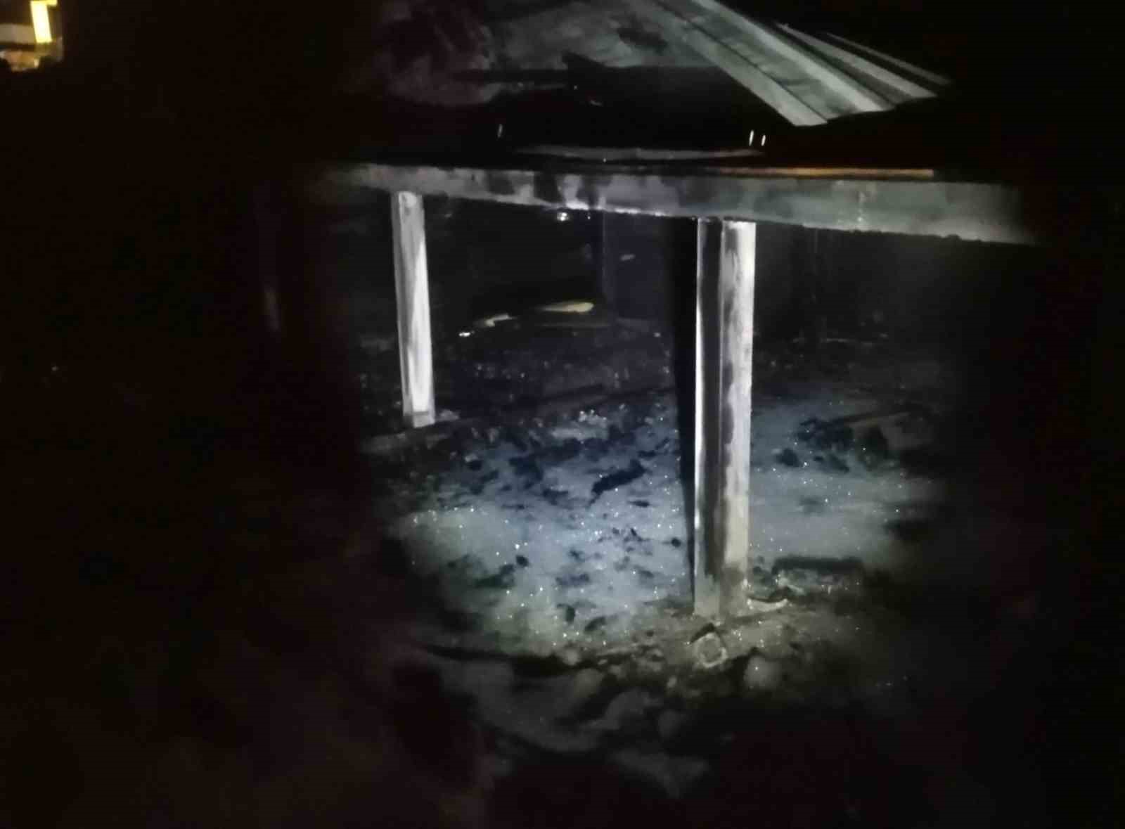Marmaris’te ahşap bungalov yanarak küle döndü: 2 gözaltı