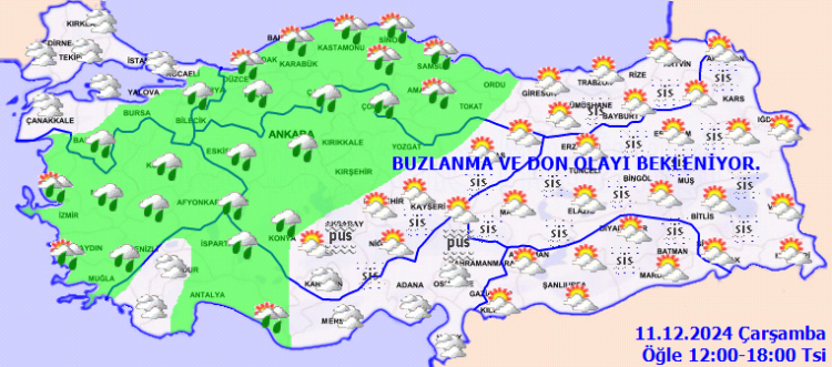 Meteoroloji kuvvetli yağış için hangi illeri uyardı? İşte havanın 11 aralık raporu...