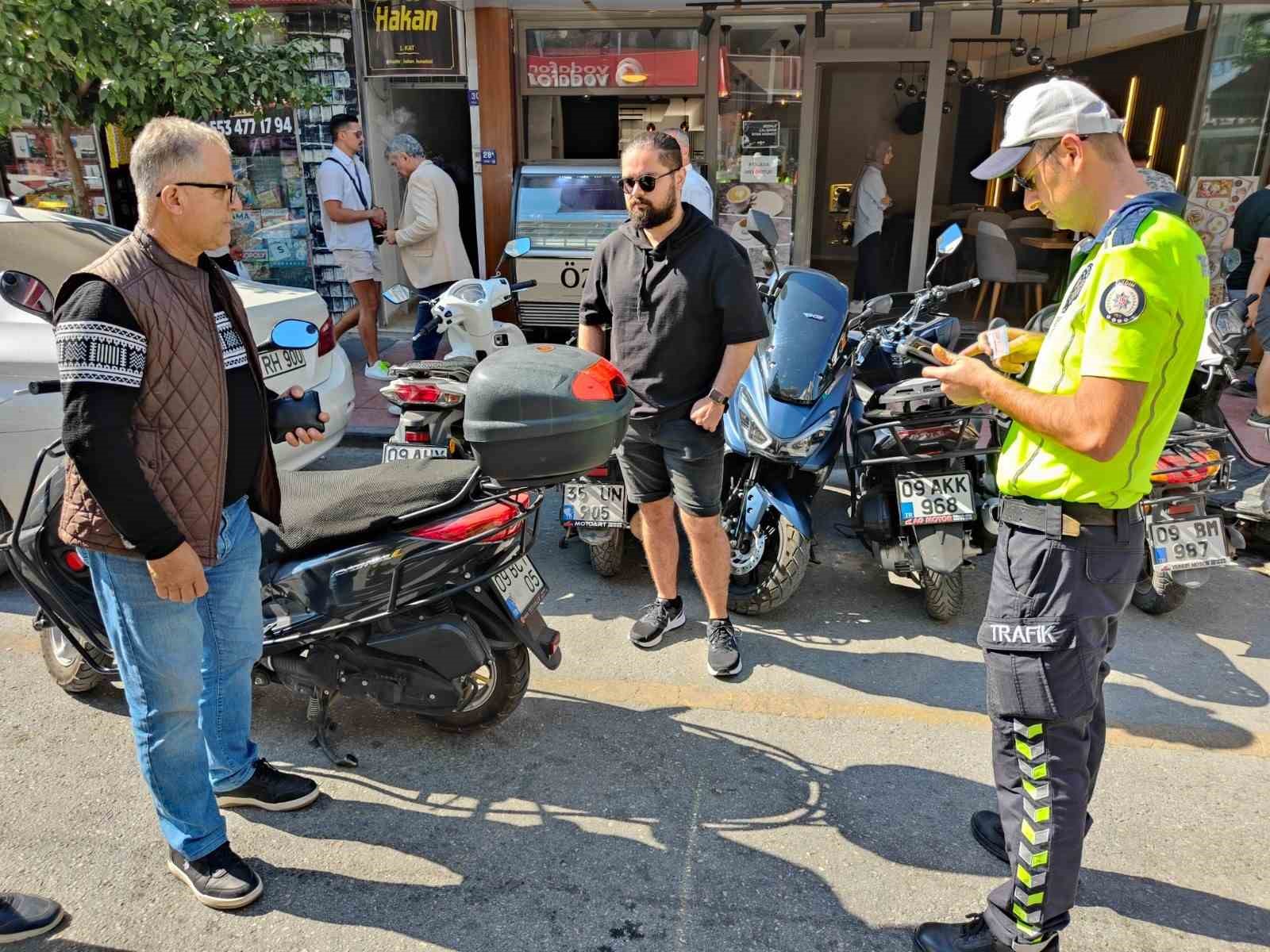 Kuşadası’nda 48 saat süren denetimde motosiklet sürücülerine ceza yağdı