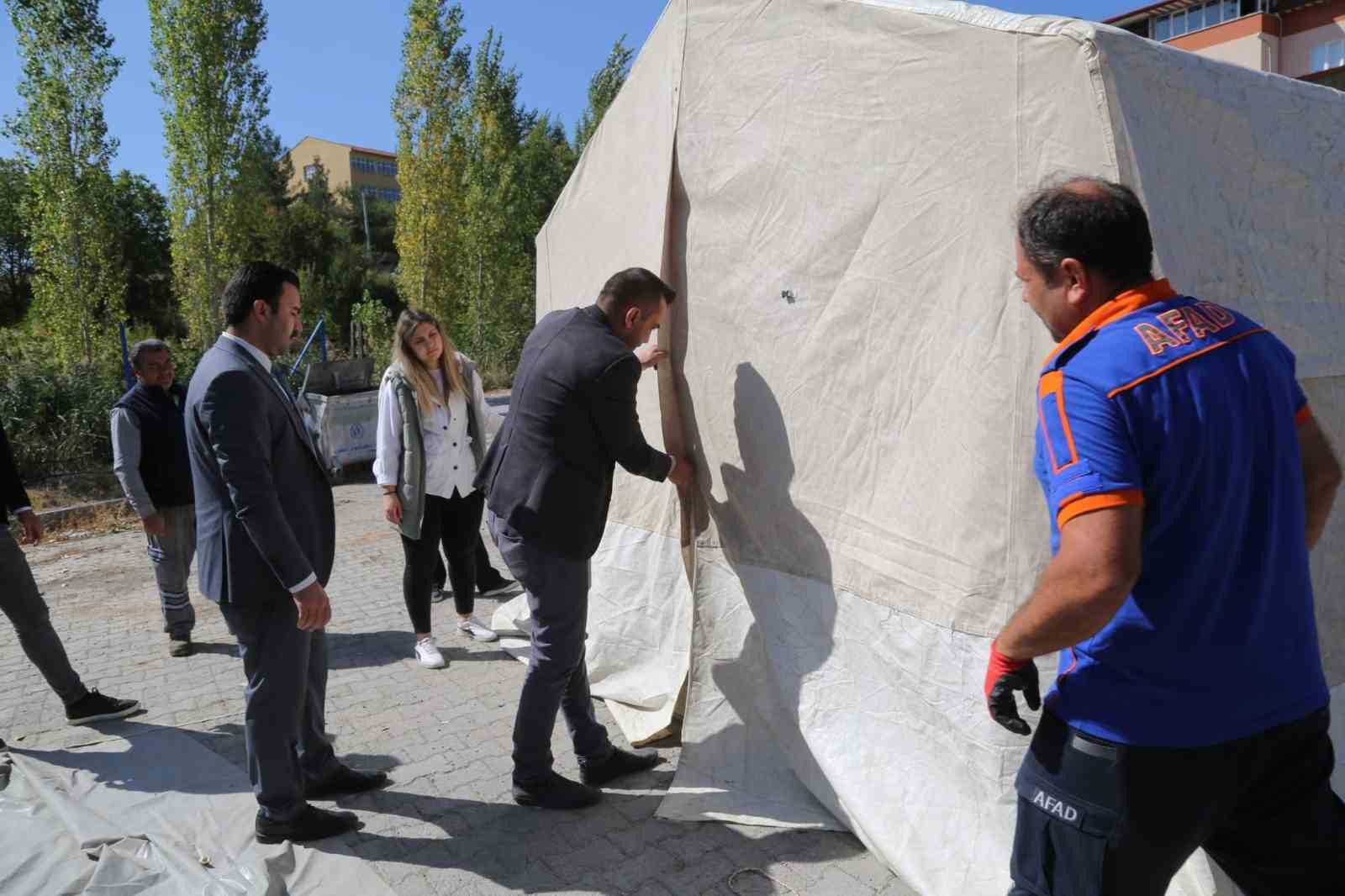 Çameli’nde ilkyarım ve afetlere hazırlık eğitimi verildi