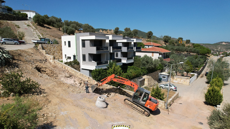 Foça’nın altyapı ağı genişliyor