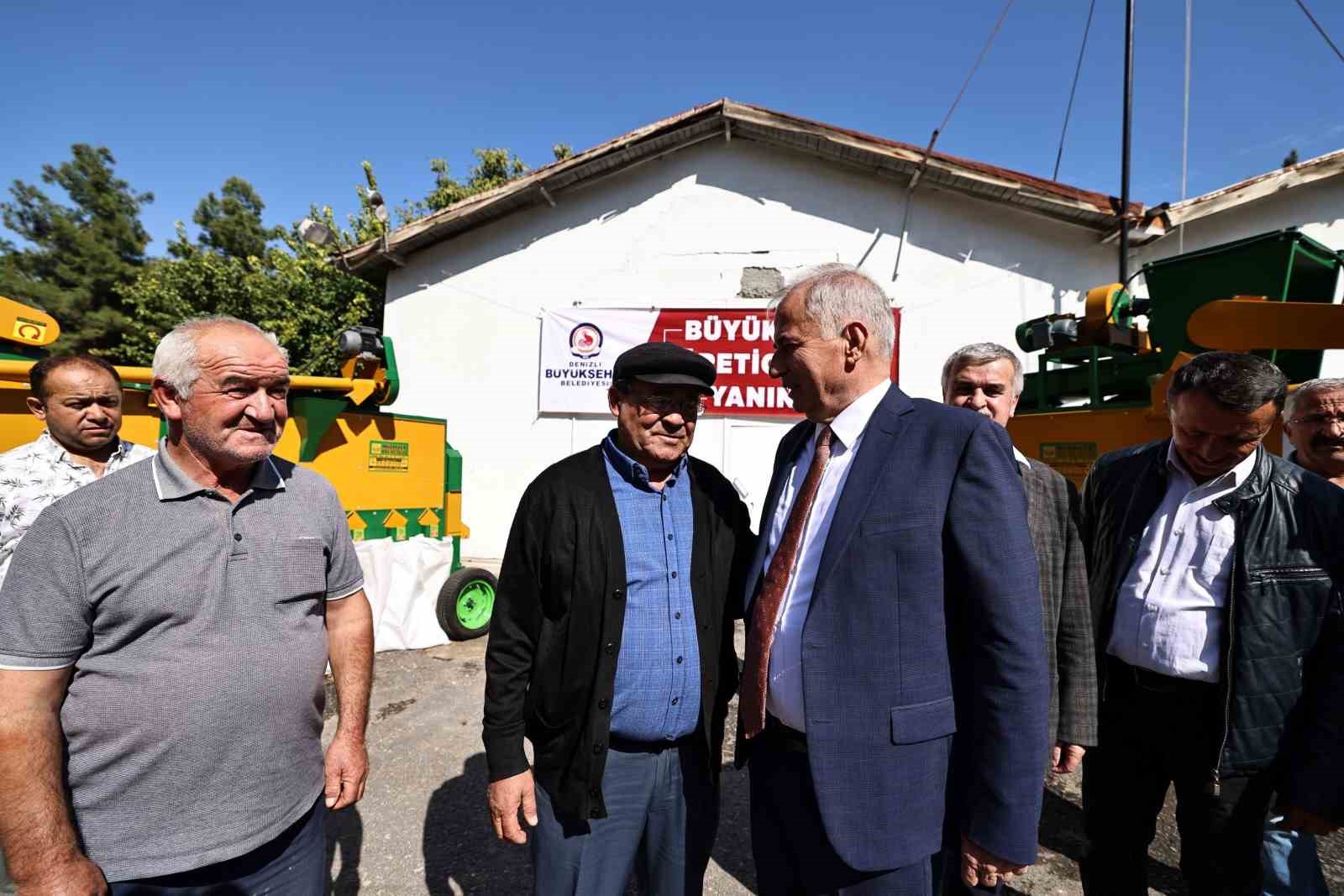 Acıpayamlı çiftçilere 2 adet tohum eleme makinesi hibe edildi