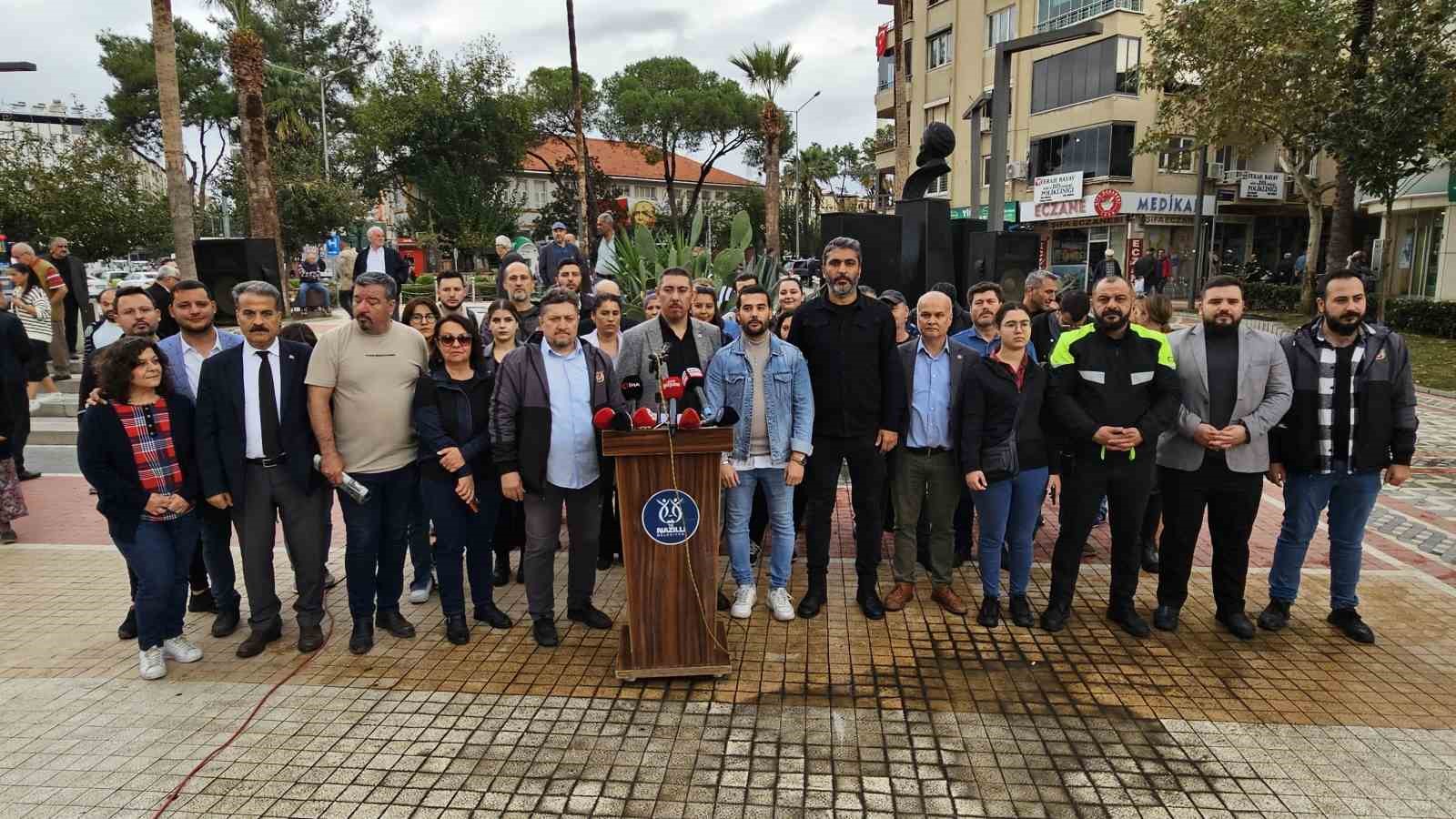 Basına ve polise saldırıya Aydın basınından protesto