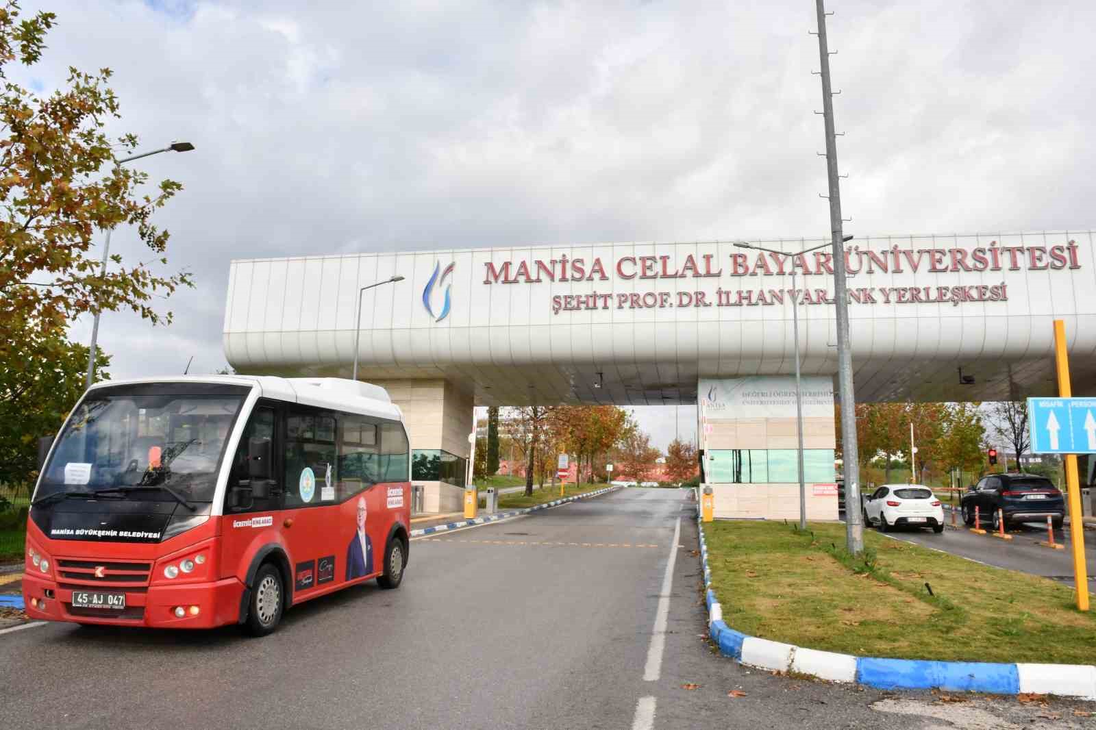 Manisa Büyükşehir Belediyesinden kampüs içine ücretsiz ulaşım