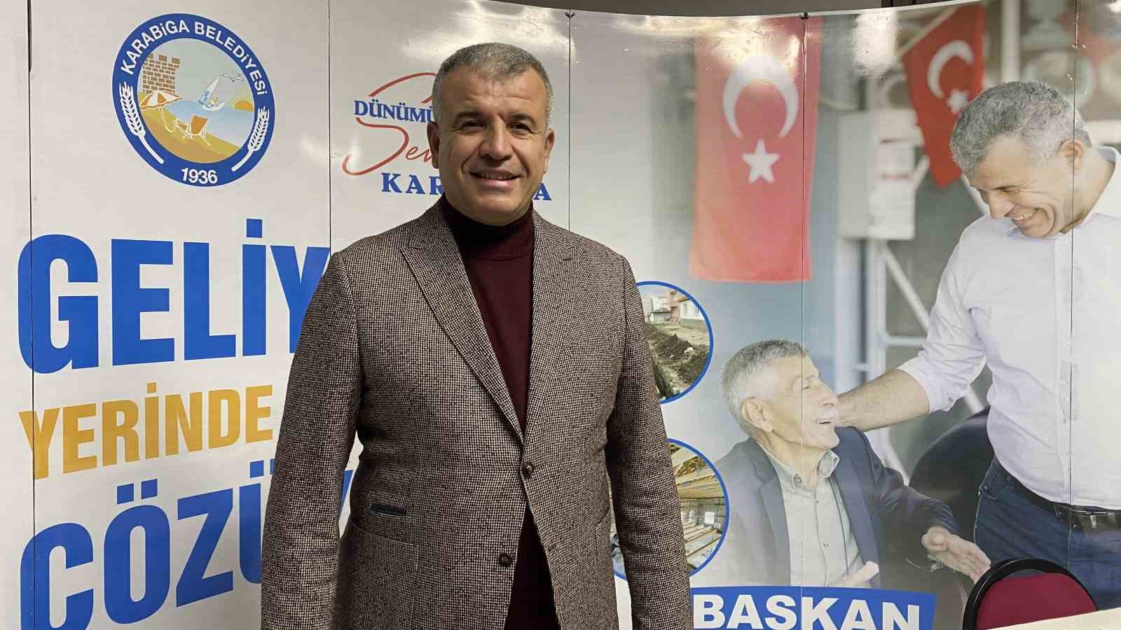 Karabiga Belediye Başkanı Ahmet Elbi, 5 yıllık çalışmalarını anlattı