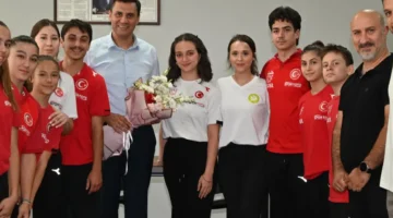 Manisa’da Başkan Zeyrek milli sporcularla buluştu