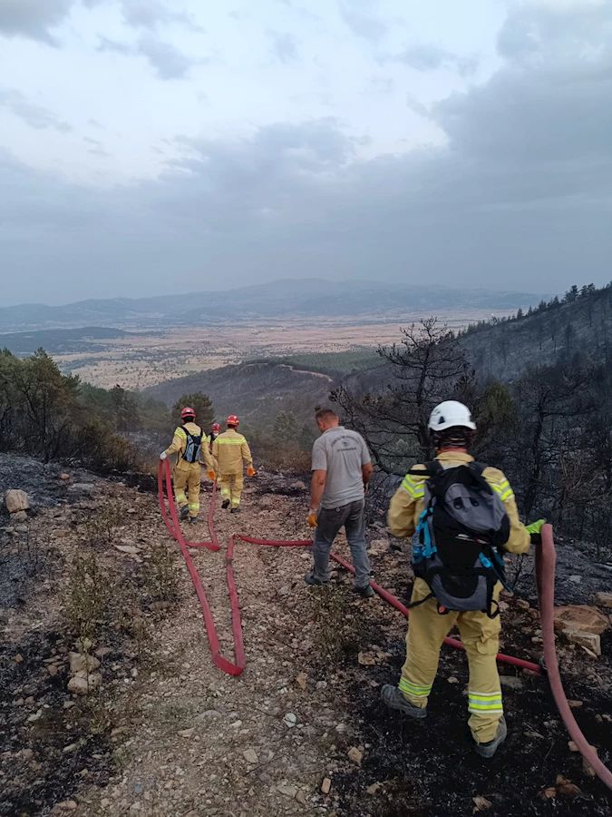 AKUT Afyonkarahisar Ekibi, Orman Yangınlarıyla Mücadelede En Ön Safta