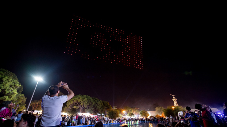 93. İEF'de dron gösterisi büyüledi