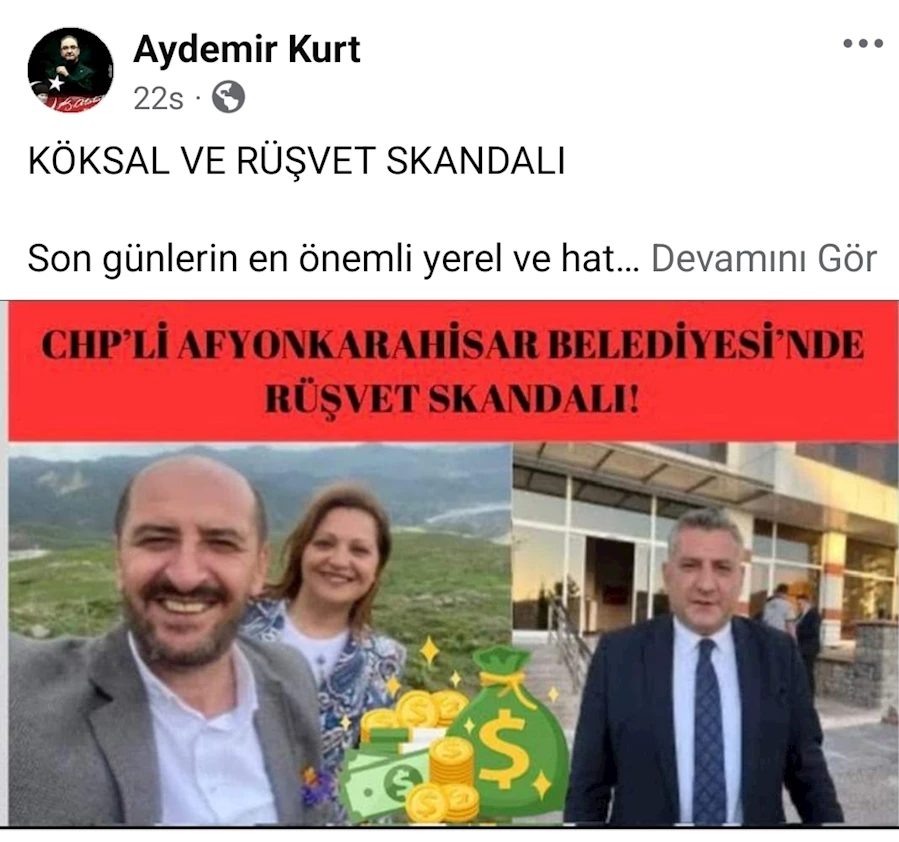 Köksal Ve Rüşvet Skandalı