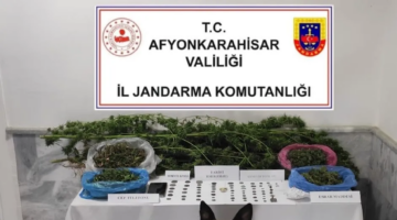 Afyonkarahisar Jandarma’dan Uyuşturucu ve Tarihi Eser Operasyonu