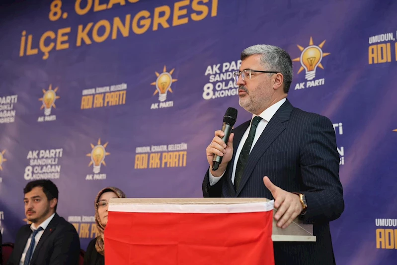 AK Parti Sandıklı İlçe Kongresi'nde Murat Erkalan Güven Tazeledi