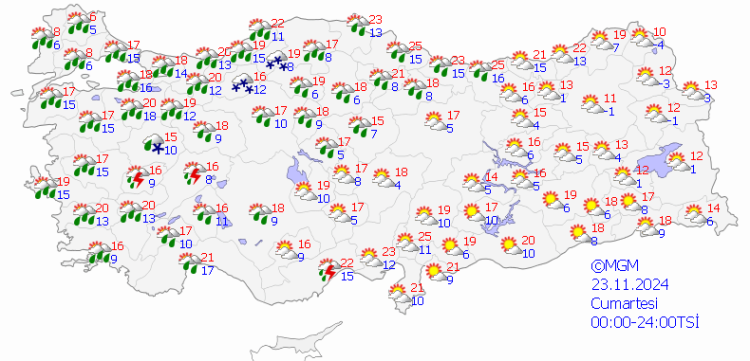 Soğuk hava ve kar yağışları geliyor!