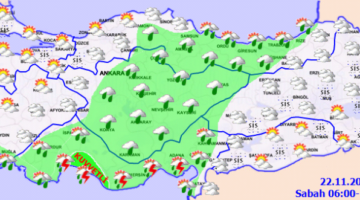 Meteoroloji uyarılarını sıklaştırdı! İşte 22 Kasım Cuma raporu…