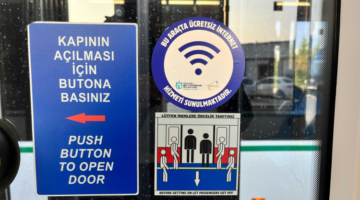 Kocaeli ulaşımında ücretsiz Wi-Fi hizmeti