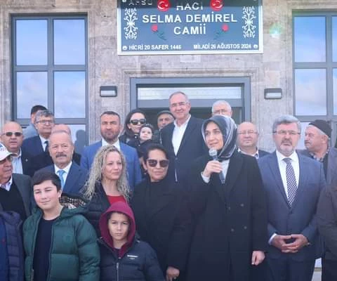 AFSÜ'de Hacı Selma Demirel Camisi Açıldı