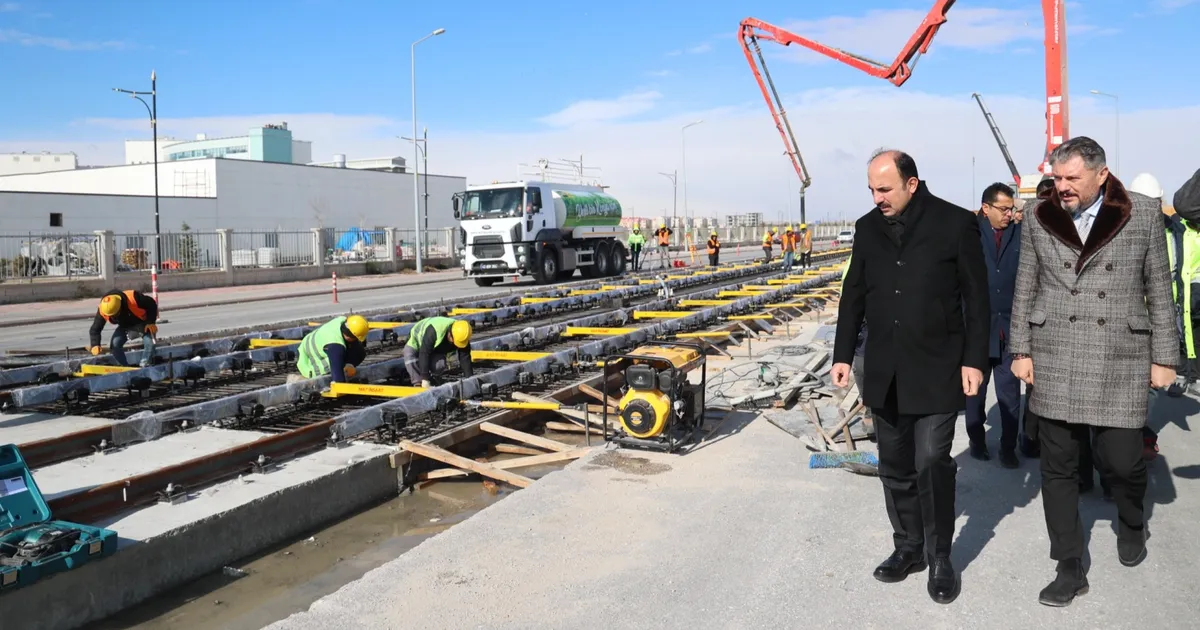 Başkan Altay Tramvay Hattı Projesi'ni yerinde inceledi