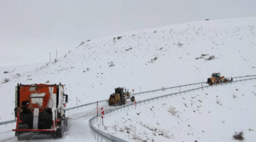 Kayseri Talas'ta kış çalışmaları sürüyor