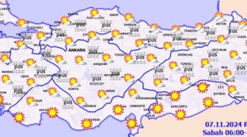 Yurt genelinde bugün nasıl bir hava bekleniyor?