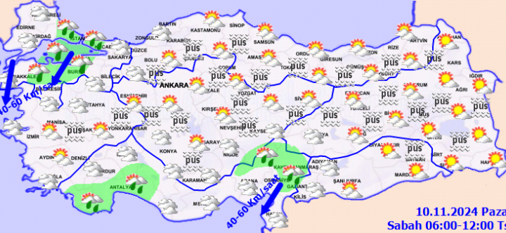 Meteoroloji uyardı! Kuvvetli yağışlara dikkat!