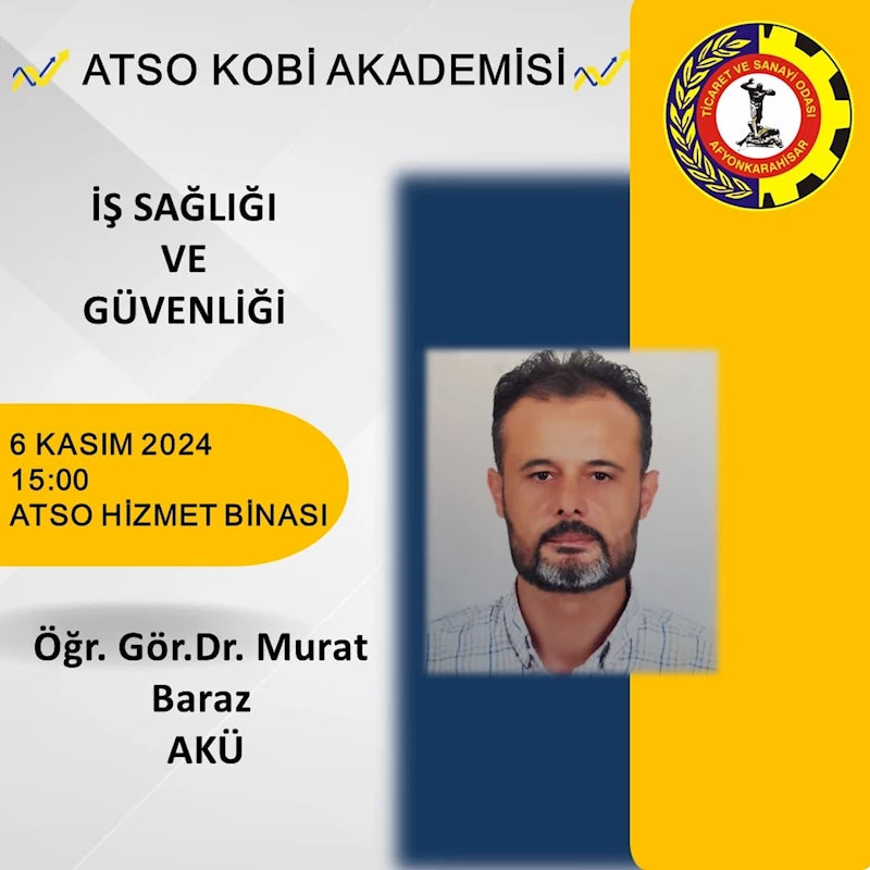 ATSO'dan KOBİ'lere İş Sağlığı ve Güvenliği Eğitimi