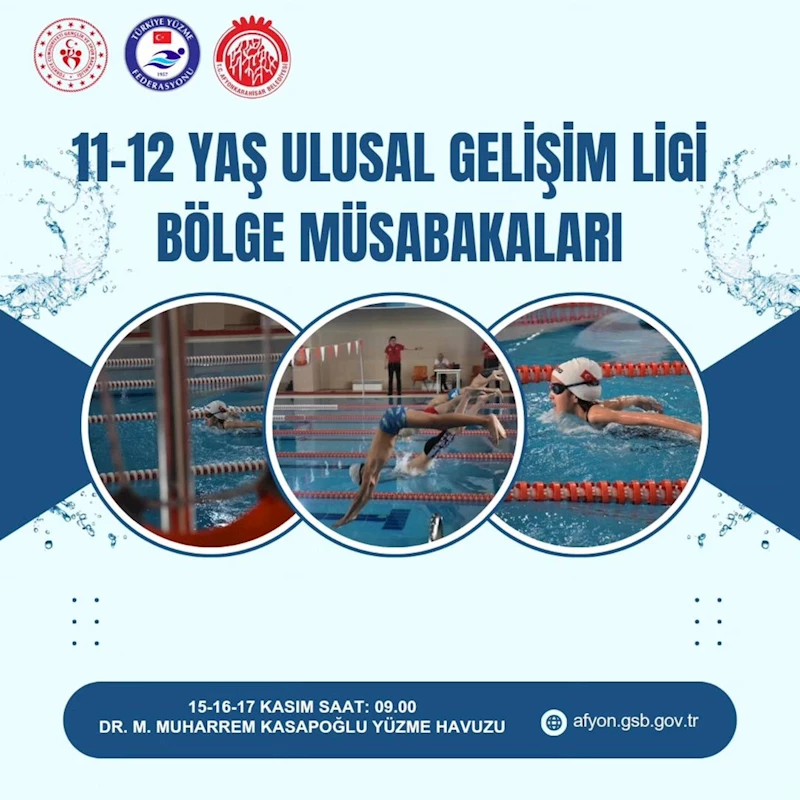 Afyonkarahisar'da Yüzme Müsabakaları Başlıyor!