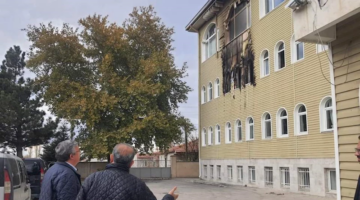 Salar'da Yangınla Hasar Gören Kur'an Kursuna Ziyaret