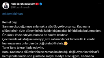 Halil İbrahim Sevim’den Kemal Demirkırkan’a Yanıt: “Sınıfta Kaldınız”