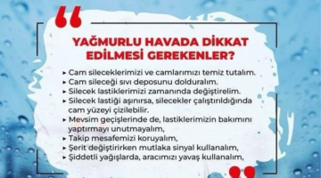 Yağmurlu Havada Araç Sürüşü İçin Hayati Tavsiyeler