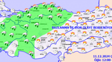 Meteoroloji kuvvetli yağış için hangi illeri uyardı? İşte havanın 11 Aralık raporu…