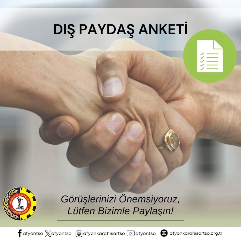 Dış Paydaş Anketi ile Hizmetlerinizi Şekillendirin