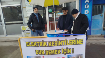 Sultandağı’nda Elektrik Kesintileri İçin İmza Kampanyası Başlatıldı